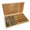WEN CH11 6-Piece Artisan Chisel Set with 6-Inch High-Speed Steel