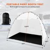Professional Spray Paint Booth Tent (10x10x6.3ft) – Built-in Floor, Mesh