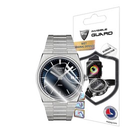 IPG for Tissot Men´s PRX 316L (T1374101104100 - T1374101105100 - T1374101103100) Watch Hydrogel Screen Protector (4 Units) Invisible HD Clear Film Anti Scratch Guard-Smooth/Self-Healing/Bubble for PRX