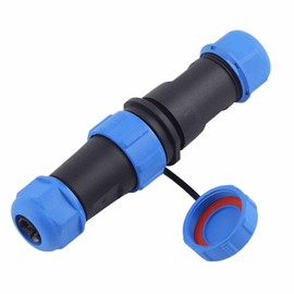 SP21 IP68 Waterproof Aviation Plug Socket Cable in-line Connector Mainly Used in Outdoor Lamps and Lanterns(3pin)