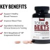 Total Beets Blood Pressure Support - Non-GMO Beetroot Tablets, 120