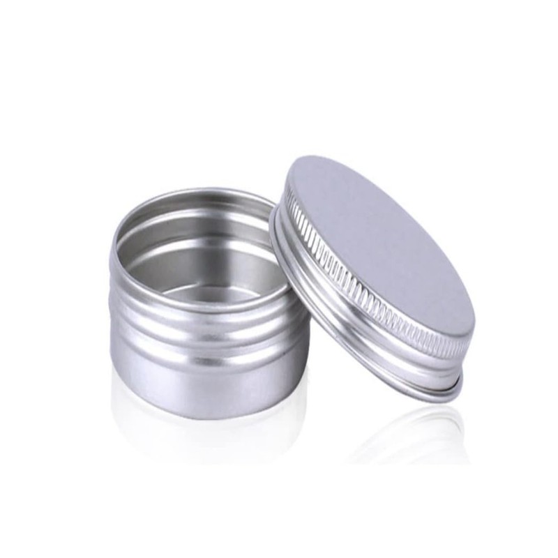 HappyHome Cream Case, Aluminum Cans, 6 Pieces, Cosmetics, Nail Parts,