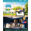 Solar Lights Outdoor 2 Pack, 140LED/3 Modes Motion Sensor Wall