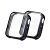 jojofuny Watch TPU Case 2 Pieces Full Coverage Anti-Fingerprint Easy