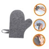 SAFIGLE Sauna Shower Glove Heat Protecting Mitt for Bathing Comfortable