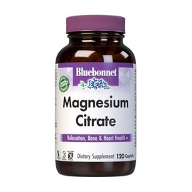 Bluebonnet Magnesium Citrate, 120 Caplets