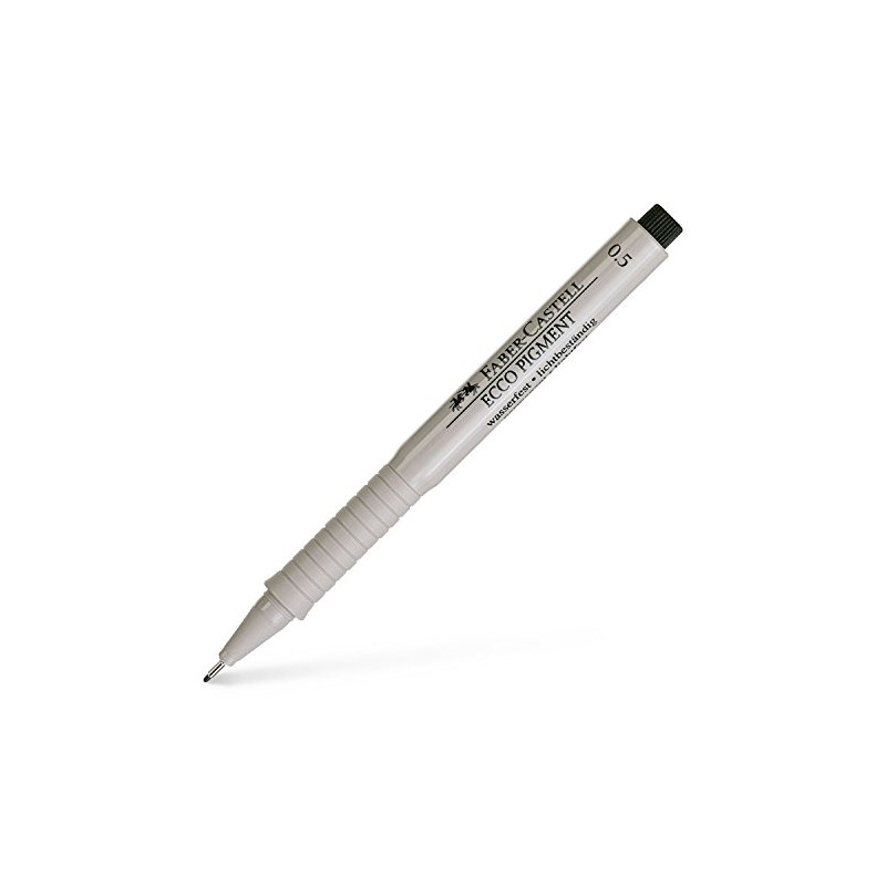 Faber Castell 166599 0.5 mm Ecco Pigment Fibre-Tip Pen -