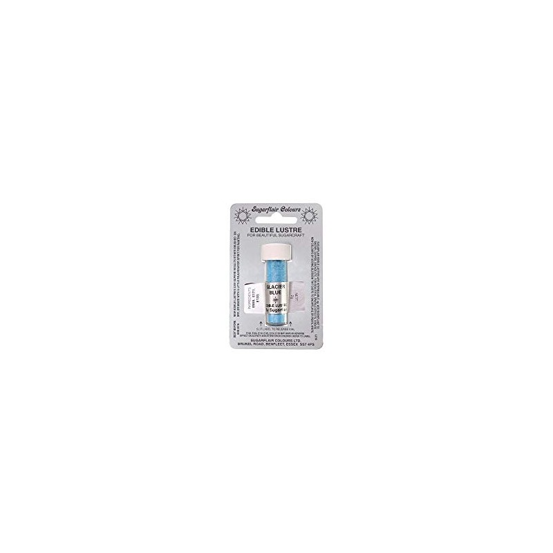 Sugarflair Poudre Sucré Lustre Bleu 2 gr