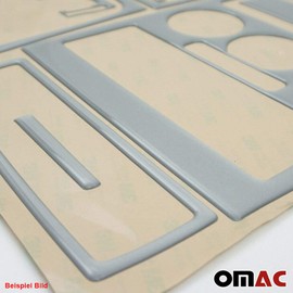 OMAC Alu Look Dashboard Console Trim Kit for Mercedes Sprinter W906 2006-2018 24 Pcs