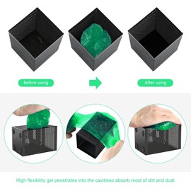 2pk Universal Cleaning Gel, Fragranced Dust Cleaning Putty for PC, Keyboards, Cars, Home, Office, 160g Reusable Dust Removal for PC Laptop and Computer Accessories