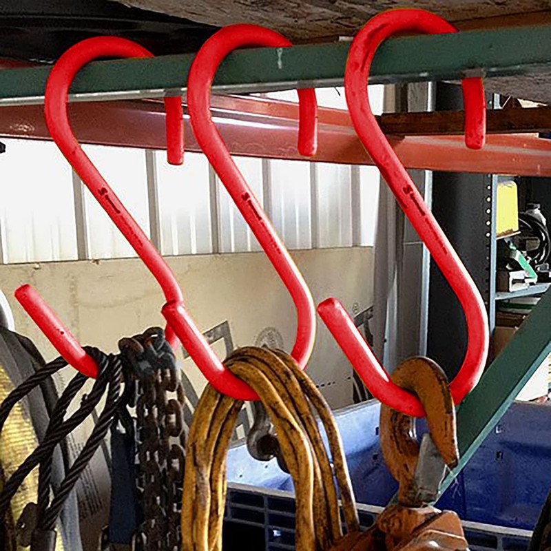 DEKTON DT70578 10 Inches S Hook Set, Red