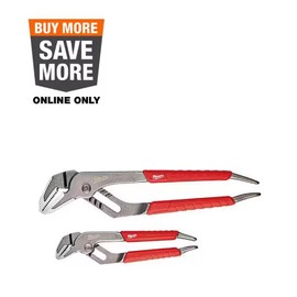 6 in. and 10 in. Straight-Jaw Pliers Set (2-Piece) for Hand Tools