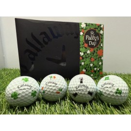 Callaway Limited Edition 2024 Chrome Tour Truvis St. Patrick Golf Balls