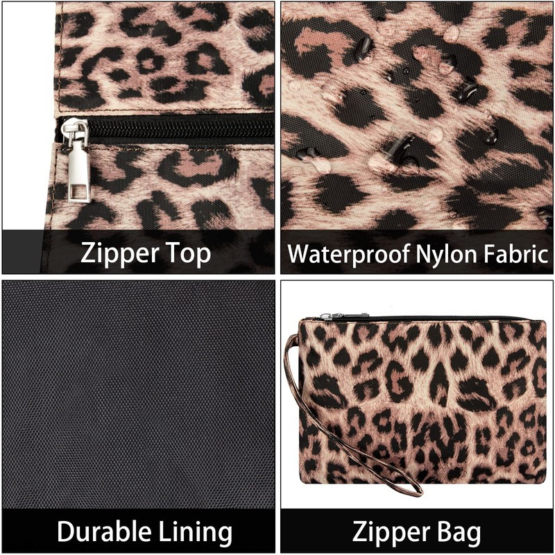 IBFUN Utility Tote Bag with 14 Exterior Interior Pockets Zip