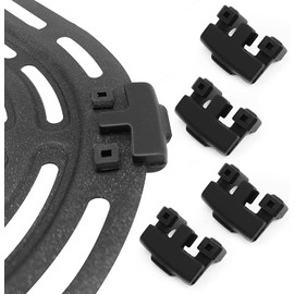 GSZN Rubber Feet for Bella Pro Series Crux Air Fryers, 4PCS Premium Rubber Bumpers, Rubber Tips, Silicone Pieces, Rubber Tabs for Dreo COSORI Air Fryer Tray Grill Pan Plate