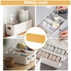 GmeDhc 4PCS Thick Plastic Storage Basket, Rectangular Storage Boxes, Storage