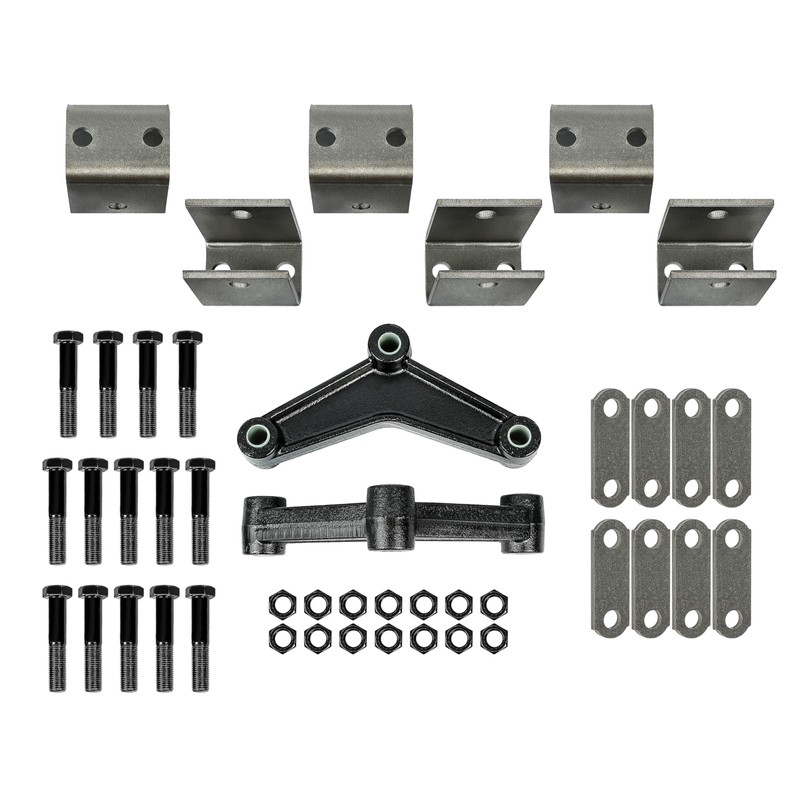 KUAFU Trailer Leaf Spring Hanger Kit for Double Eye Springs(3.5K