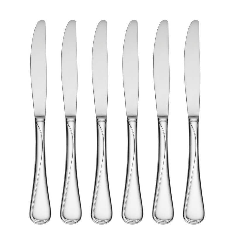 Oneida Flight Stainless Steel 18/10 Dinner Knives (Dinner Knives, Set