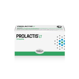 Omega Pharma - Prolactis LT, Integratore Alimentare con Probiotici Vivi e Vitamine, Utile per Riequilibrare la Flora Intestinale - 14 Bustine