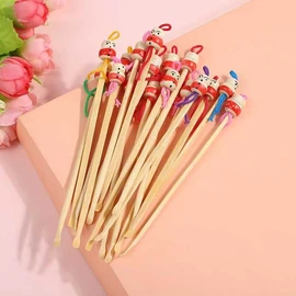 Bamboo Character Wooden Ear Cleaning Earpick Ear Scoop DD-11883 / 대나무 캐릭터 나무 귀청소 귀이개 귀후비개 DD-11883