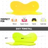 Soaoo 4 Pack Acrylic Small Floating Shelves Neon Acrylic Floating
