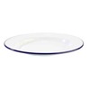 APS Plate Flat Enamel Ware, Enamelled Steel, Diameter 24 cm