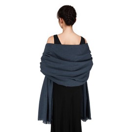 SWAT PANY Scarfs for Women Navy Pashmina Shawls and Wraps for Women Wedding Winter Ladies Scarf