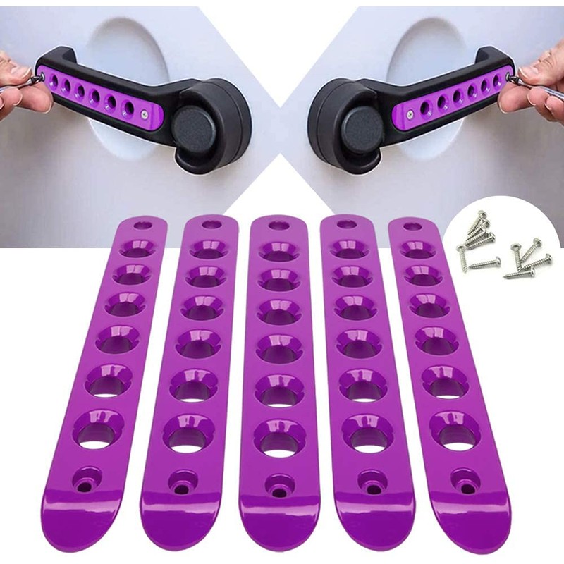 Front Door & Back Door Aluminum Grab Handle Cover, Side