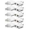 Unidapt 10-Pack EU Europe to US Plug Adapter, Type A