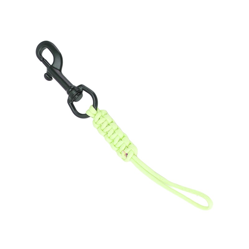 Hand Woven Diving Lanyard Anti Lost Strap Luminous Underwater Safety