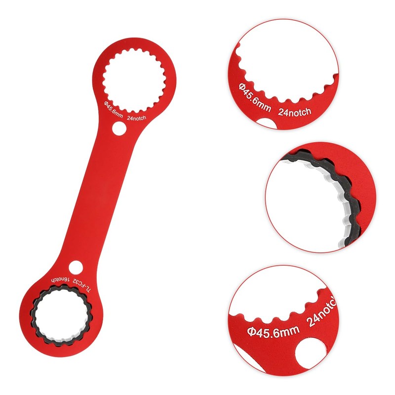 GLADFRESIT Bottom Bracket Tool, Precision Lightweight Axis Wrench Tool Adapter