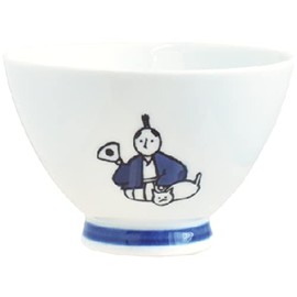 Ippinsha 85407 KYU-JITSU Rice Bowl, Diameter 4.1 x 2.4 inches (10.3 x 6 cm), Rice Bowl