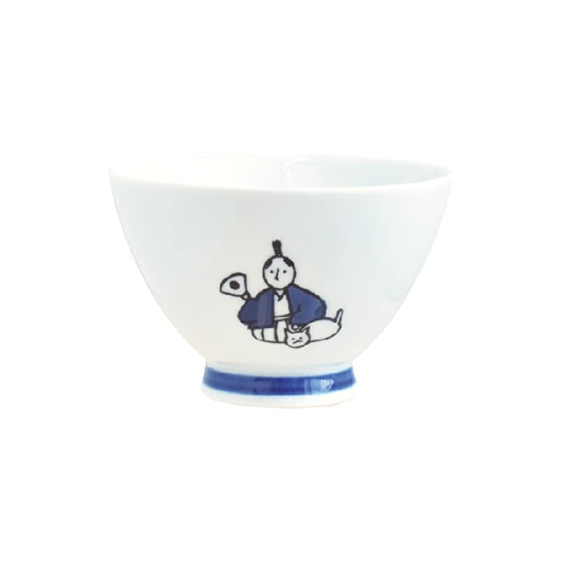 Ippinsha 85407 KYU-JITSU Rice Bowl, Diameter 4.1 x 2.4 inches