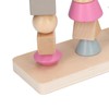 Stack Matching Set Educational Wood with 10 Cards Geometric Shape