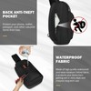 Large Sling Bag for Men Lightweight Waterproof Crossbody Bag Travel