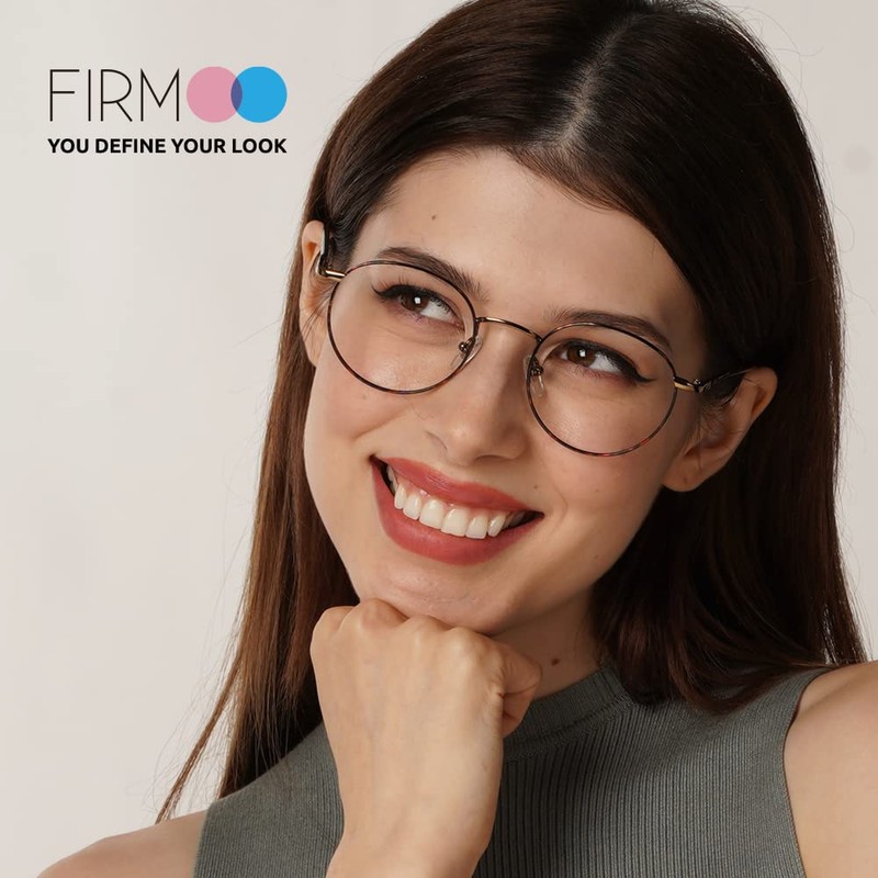 Firmoo Lesebrille mit Sehstärke 1.25x Lesehilfe mit Blaulichtfilter Sehhilfe Lesebrille