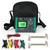 Upgraded Earth Resistance Tester 0.03-2000Ω Digital Earth Ground Resistance Tester