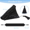Table Runner, 30 x 180cm Black Shimmer Sequin Table Runner