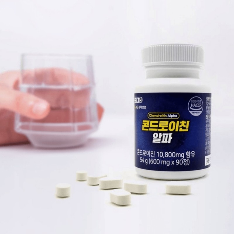 Chondroitin alpha 600mg 90 tablets, 2 units, 3 month supply