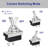 Mini Toggle Switch SPST On/Off 2 Connection Pin KN3D-101 Switch