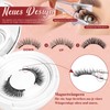 Higu clace Magnetic Eyelashes, Magnetic Eyelashes, No Eyeliner, Magnetic Eyelashes