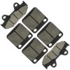 Caltric Front Rear Brake Pads for Yamaha YFZ450 YFZ 450