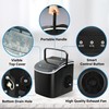 Simple Deluxe Ice Maker for Countertop, Self-Cleaning, Portable Ice Machine