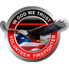 ProSticker 209 (One) 4" Patriot Series in God We Trust,