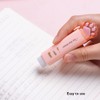 Waremew 8 Pcs Creative Cat Paw Shaped Retractable Erasers,Colorful Push-Pull