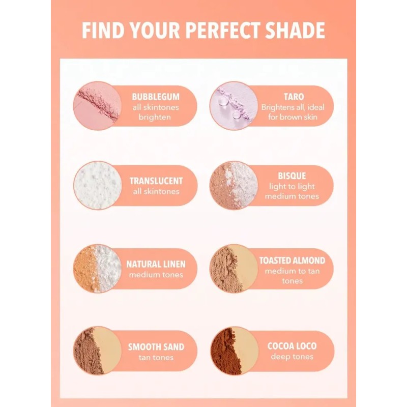 Polvo Compacto Y Suelto Para Rostro Y Ojos Sheglam Smooth