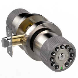 BOTHSTAR Keypad Door Knob with Key,Keyless Entry Door Lock, Code Locks Door Knob, Auto Lock,50 User Code,Easy to Install,for Home,Office,Bedroom,Garage,No Deadbolt