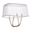 Clear Shower Storage Basket with Handle Drainage Holes Lightweight Shower