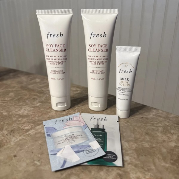 Fresh LOT OF 2 Fresh Travel Size SOY FACE CLEANSER