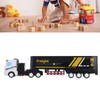 Container Truck Toy High Simulation Extended Carriage Container Trailer Model
